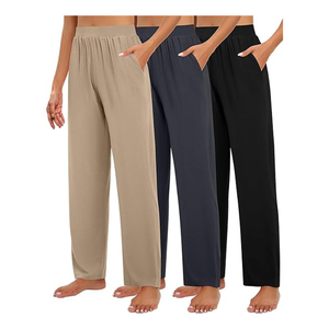 Pantalon de randonnée large et résistant à l'eau pour femme avec cordon de serrage et poches discrètes - Product Image 2