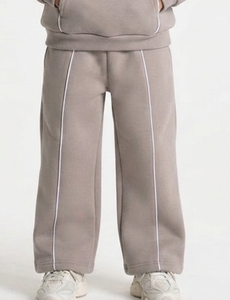 Conjunto Deportivo para Niños, Sudadera con Capucha y Pantalones de Chándal de Felpa Francesa, Conjunto Deportivo de Algodón y Felpa para Niños, Ropa Deportiva Informal de Invierno de Dos Piezas - Product Image 5