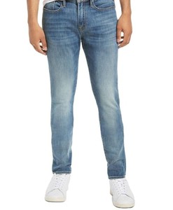 Jean en denim tendance pour homme, coupe slim décontractée en coton/élasthanne, prix abordable, qualité supérieure, design personnalisé - Product Image 2