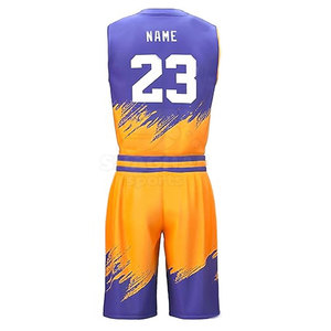 Uniforme de Baloncesto de Diseño Personalizado Profesional, Hecho de Poliéster con Técnicas de Impresión, Servicios OEM Disponibles - Product Image 3