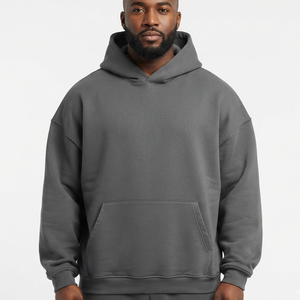 Custom Printing Logo Street Wear Hoodie High Quality Heavyweight 350Gsm Winter <b>Jumper</b> Oversized Boxy <b>Fit</b> Pullover Hoodie Men - Product Image 4