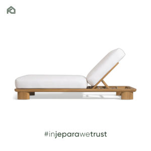 Chaise de jardin de plage pliable en teck massif de qualité supérieure, moderne, durable et écologique - Product Image 4