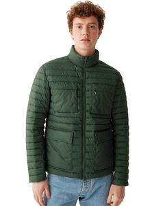 Chaqueta Bomber Acolchada Personalizada de Alta Calidad para Hombre, Chaqueta de Lona Acolchada, Transpirable, Impermeable, con Decoración Bordada y Bolsillo - Product Image 1