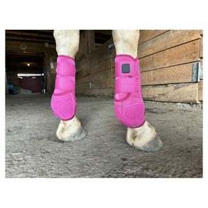 Bandages de protection pour chevaux en néoprène injecté, polaire et PVC, personnalisables, pour la thérapie équine et la protection des jambes - Product Image 5