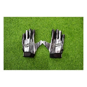 Gants de football blancs personnalisés, performance accrue, équipement sportif, accessoires d'entraînement athlétique - Product Image 4