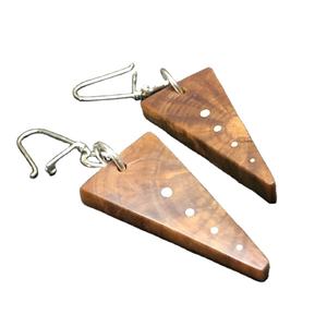 Pendientes de Madera con Formas Geométricas Especialmente Diseñados para Fiestas y Eventos - Product Image 1