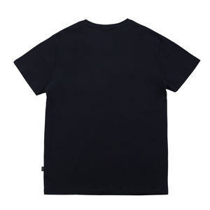 T-shirt en coton noir de qualité supérieure, personnalisable avec logo brodé, col rond, pour le fitness, vente en gros directe usine OEM - Product Image 2