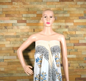 Sarong léger en coton imprimé à la main, paréo indien fait main, jupe de plage pour femme - Product Image 2