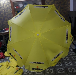 Custom Printed Sun Umbrella <b>Beach</b> <b>Parasol</b> Large Canopy Outdoor Canopy Umbrella for Park Mall School - Product Image 2