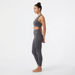 Conjunto Deportivo de Dos Piezas para Mujer, Top Deportivo Sin Costuras con Espalda Cruzada y Leggings de Cintura Alta, Ropa Deportiva para Yoga y Fitness - Product Image 3