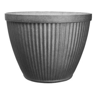 Maceta Redonda Moderna de Plástico Acanalado, Maceta Grande para Jardín Interior y Exterior, Maceta de Resina de Fibra Personalizada al por Mayor - Product Image 1