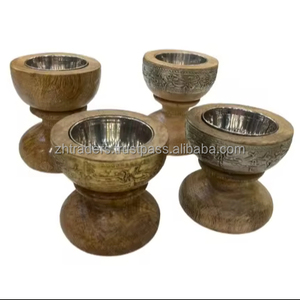 Brûleur de Bakhoor en résine de bois de santal fait à la main support de Oud islamique de qualité supérieure finition époxy Art moderne écologique Design antique pour - Product Image 1