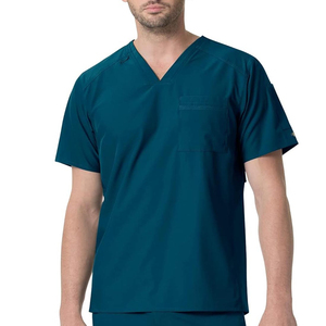 Tenues d'infirmière unisexes de haute qualité personnalisées, vêtements médicaux professionnels en satin, vente d'usine, ensemble de blouses médicales - Product Image 2