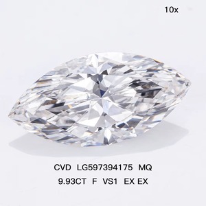 Bijoux MiShang, diamant de laboratoire de couleur D, taille marquise, VS, certifié IGI, 1-3 carats, diamant HPHT CVD en vrac - Product Image 2