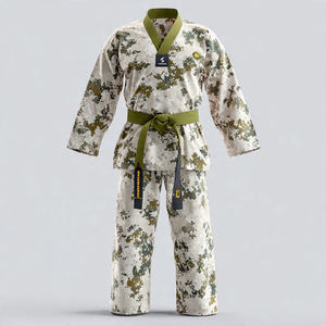 Uniforme de Taekwondo de Camuflaje para Artes Marciales, Traje de Combate MMA de Alta Calidad con Sublimación de Camuflaje para Hombre - Product Image 3