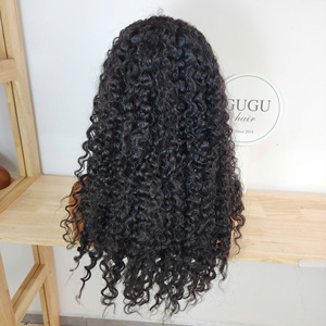 Perruque 100% Cheveux Humains Vietnamiens Bouclés Birmans Super Double Drawn avec Closure 5x5 en Dentelle HD, Cheveux d'un Seul Donneur, pour Femmes Noires - Product Image 2