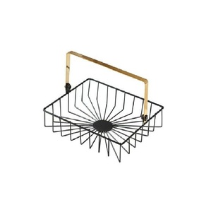 Top Trending Black Color Metal <b>Wire</b> <b>Basket</b> for Kitchen & Living Room Tabletop Decoration Customized Size Shape - Product Image 5