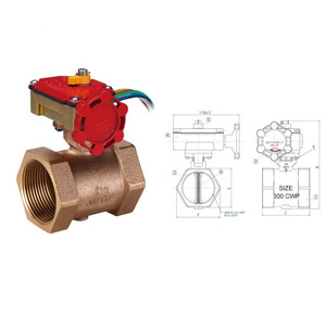 สำหรับ UL FM Chrome-Plated FEMALE x ท่อวาล์วขัดเงาสีแดงควบคุมมุมไฮดรอลิกสำหรับป้องกันอัคคีภัยทั่วไป - Product Image 4