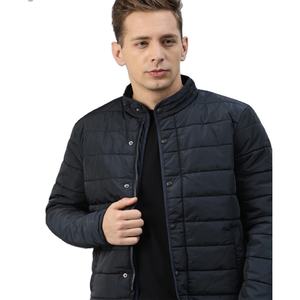 Veste d'hiver décontractée, longue et épaisse pour hommes, vêtement de sport noir avec capuche, tendance - Product Image 1