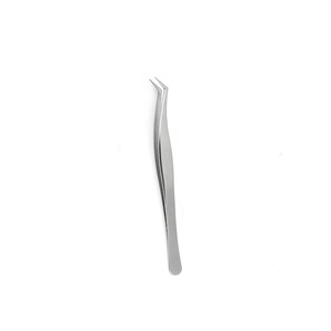 Juego de Pinzas para Extensión de Pestañas, Pinzas de Volumen con Punta de Fibra, Puntas Curvas y Anguladas de Precisión, Profesionales - Product Image 1
