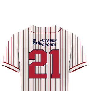 Camiseta de Béisbol con Diseño de Cuello en V Personalizado, Venta Directa de Fábrica, Material de Poliéster - Product Image 5