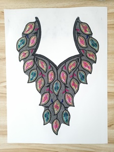 Luxury Embroidered Sequins <b>Sew</b>-<b>On</b> <b>Patches</b> for Women Long Sleeve Evening Party Wear with Elegant Detailing and Home Textiles Use - Product Image 5