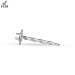 Vis de fixation pour toiture métallique, galvanisées à chaud, pour hangars industriels professionnels - Product Image 2