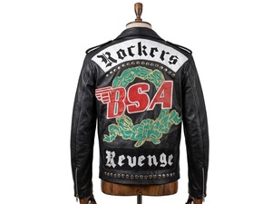 Veste en cuir George Michael Faith BSA Rockers Revenge Punk Biker Coat - Product Image 4