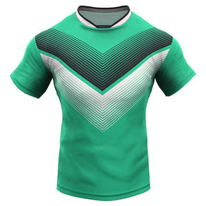 Uniforme de rugby de haute qualité, à séchage rapide, manches courtes, ensemble de maillots et shorts de football, uniforme de rugby unisexe - Product Image 5