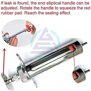 10/20/30/50ml Metal Automatic <b>Veterinary</b> <b>Syringe</b> Adjustable Dose Vaccine Injection For Farm Livestock Cattle <b>Veterinary</b> Tools - Product Image 4