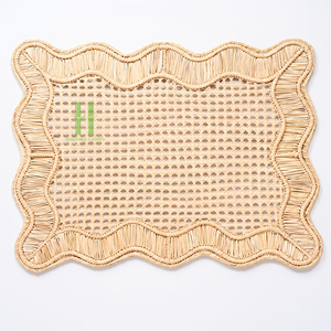 Set de table en corde de papier de qualité supérieure pour une décoration élégante de table florale, idéal pour les mariages, les événements et la décoration intérieure. Fabriqué au Vietnam. - Product Image 4
