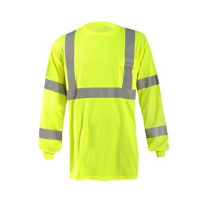Camiseta Polo de Trabajo de Alta Visibilidad para Hombre, Ropa de Trabajo, Camiseta 100% Poliéster, Camiseta Polo de Seguridad Reflectante para Trabajo al Aire Libre - Product Image 1