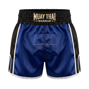 Shorts de boxe Muay Thai personnalisés par sublimation, usine OEM, vente en gros, shorts d'entraînement vierges, vêtements de combat, 100% polyester, durables, unisexes - Product Image 5