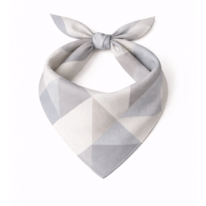 Pañuelo bandana estampado de algodón y seda, accesorio para la cabeza y el cuello, color liso, triangular, cuadrado, ligero, informal, unisex, de moda para verano - Product Image 1