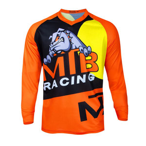 Maillot de cyclisme MX personnalisé avec logo OEM, 100% polyester, pour équipe professionnelle de moto, vêtements de vélo, uniforme, maillot de motocross - Product Image 3