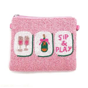 Bolsa de cuentas hecha a mano en India, de cristal, colorida, con diseño y colores personalizados, bolso de mano, monedero, venta al por mayor - Product Image 1
