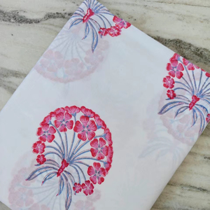 Tela de Algodón con Estampado Floral Hecho a Mano, Estilo Jaipuri, Textil de Verano para Vestidos, Servilletas y Prendas, Proveedor Mayorista - Product Image 1