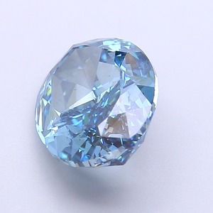 Diamant ovale modifié CVD cultivé en laboratoire, couleur bleu vif fantaisie, clarté VS2, polissage excellent, pierre précieuse de luxe premium en vrac - Product Image 3