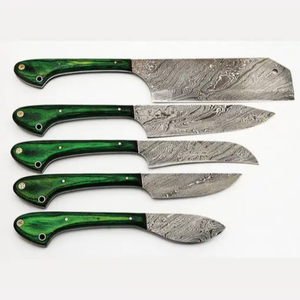 Premium Hand Forged Damascus Steel <b>Knife</b> <b>Set</b> Wood Handle Professional Cooking <b>Knife</b> <b>Set</b> Ambidextrous Straight Edge Kitchen <b>knife</b> - Product Image 1