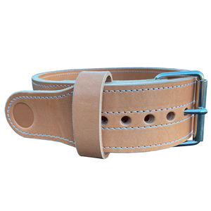 เข็มขัดยกน้ำหนักหนังรุ่นใหม่สำหรับการฝึกพาวเวอร์ลิฟติ้ง - เป็นมิตรกับสิ่งแวดล้อม กันน้ำ ระบายอากาศได้ดี รองรับหลังสำหรับทุกเพศ - Product Image 1