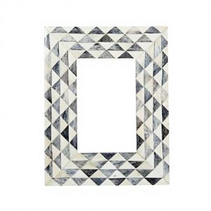 Cadre photo carré vertical fait main de qualité supérieure, fabriqué en Inde, avec incrustation d'os, pour dessins et peintures. - Product Image 2