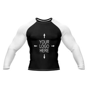 Rashguard pour homme à séchage rapide imprimé par sublimation 2026 avec logo personnalisé pour entraînement MMA, NO-GI, Grappling, Jiu Jitsu, BJJ - Product Image 1