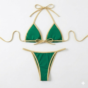 Ensemble de bikinis pour femmes en gros, sur mesure, respirant, écologique, séchage rapide, tissu de haute qualité, service OEM - Product Image 4