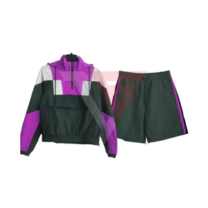 Conjunto cortavientos de moda a precio económico, conjunto de 2 piezas, chaqueta cortavientos, chándal de nailon para hombre - Product Image 4