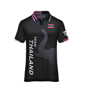 Camiseta Deportiva Clásica de Fútbol, Uniforme de Fútbol Transpirable para Hombre, Manga Corta, Cuello en V, Botones al Frente, Cuello Alto, Poliéster - Product Image 1