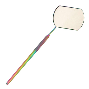 Premium Oversized Wall Mounted Eyelash Extension <b>Mirror</b> Stainless Steel Frame Gold-Plated Lightweight Precision Tool for Single - Product Image 6