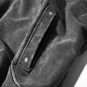 Sweat à capuche oversize avec masque intégré, unisexe, streetwear, pull tendance, design personnalisé, effet délavé, 100% coton - Product Image 3