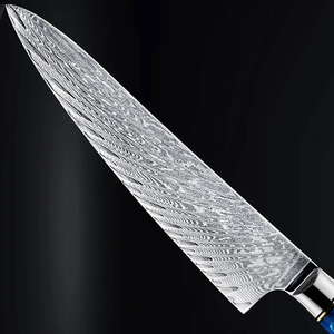 Couteau de chef professionnel en acier Damas fait main, couteau de cuisine aiguisé, couverts de restaurant haut de gamme faits à la main - Product Image 2