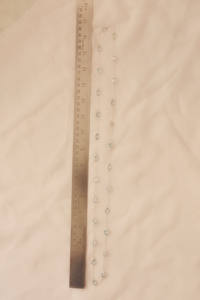 Collar de cadena con bisel de topacio azul cielo Azure Dew y cadena de lujo de plata de ley 925 en venta - Product Image 2