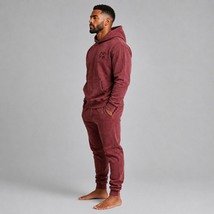 Custom streetwear distressed tracksuit for <b>men</b> with soft fabric stylish details custom designs and comfortable relaxed fit - Product Image 5